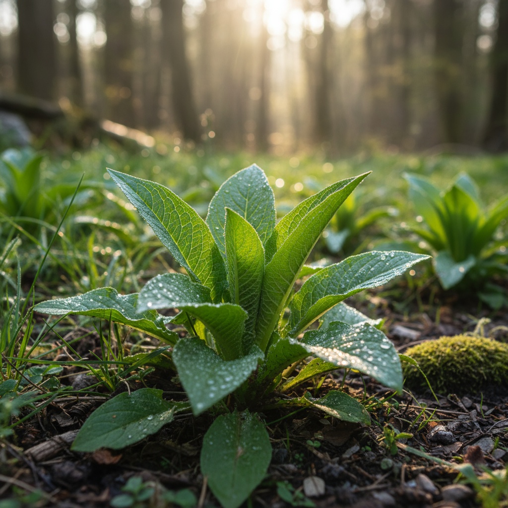 Wegerichblätter - traditionelle Unterstützung